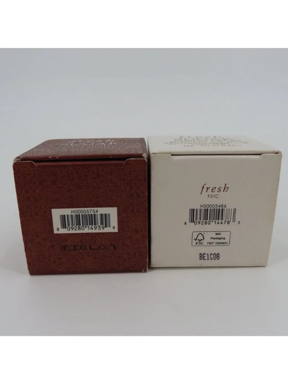 Fresh Sugar Set of Lip Polish and Recovery Lip Mask .35oz NEW Open Box Unused